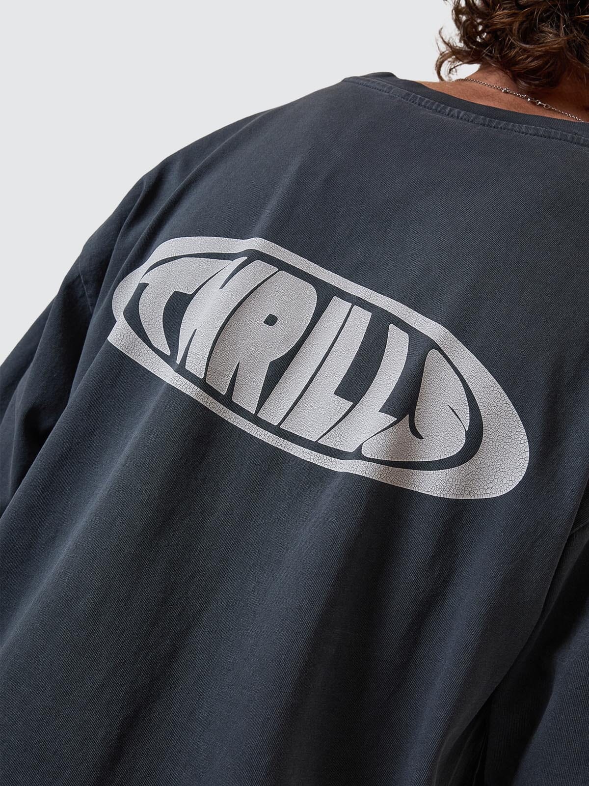 Shadowless Oversize Fit Tee - Ebony - ThrillsTH25 - 113EBO - Ebony - S