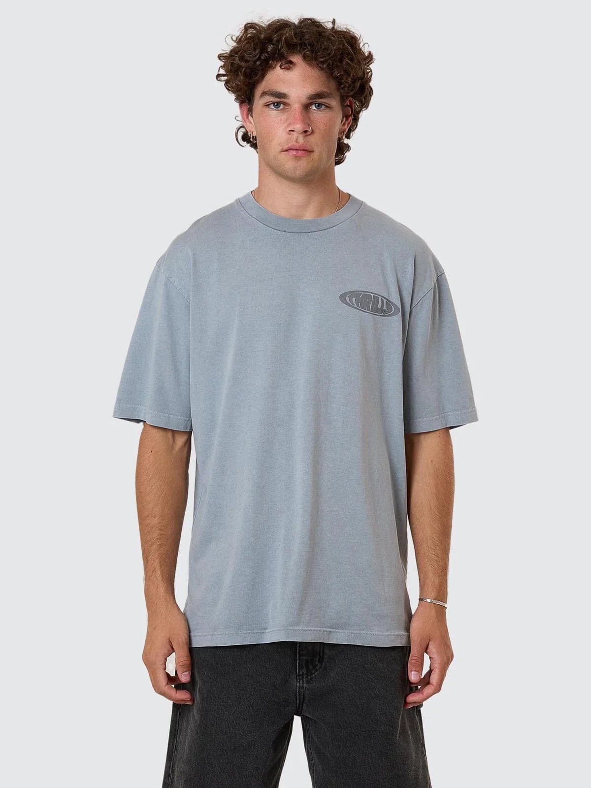 Shadowless Oversize Fit Tee - Smog - ThrillsTH25 - 113G - Smog - S