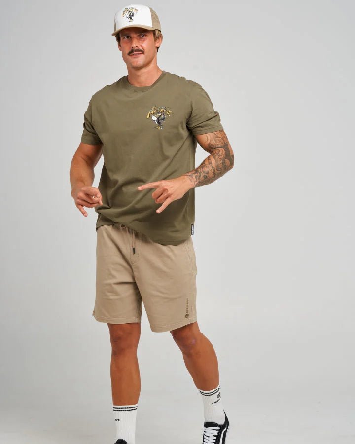 SHAGGIN WAGON | SS TEE -The Mad HueysH126M01009-OLIVE-S
