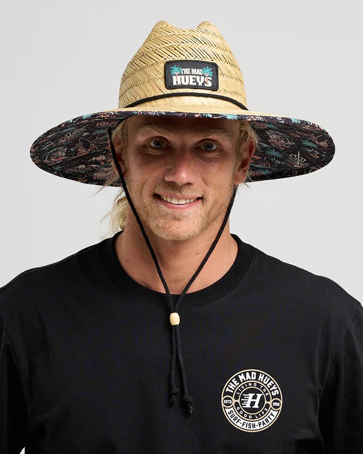 SHE'LL BE RIGHT | STRAW HAT - Mad HueysH425M06025 - NATURAL - OSFM