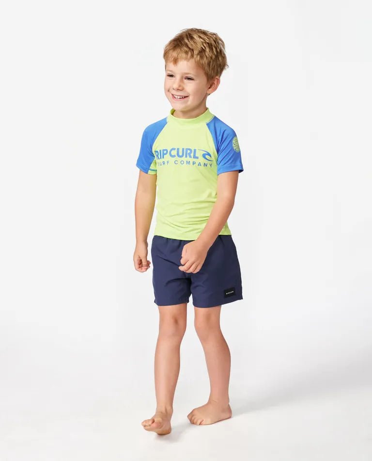 Shock UPF SS Boy - Rip CurlTNGTRV - BLUE GREEN - 1to2
