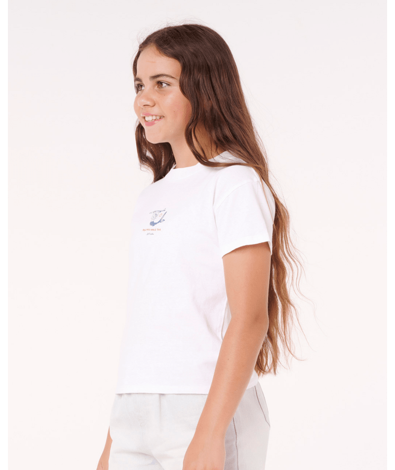 SHORE BREAK RELAXED TEE - GIRL - Rip Curl05SGTE - OPTICAL WHITE - 8