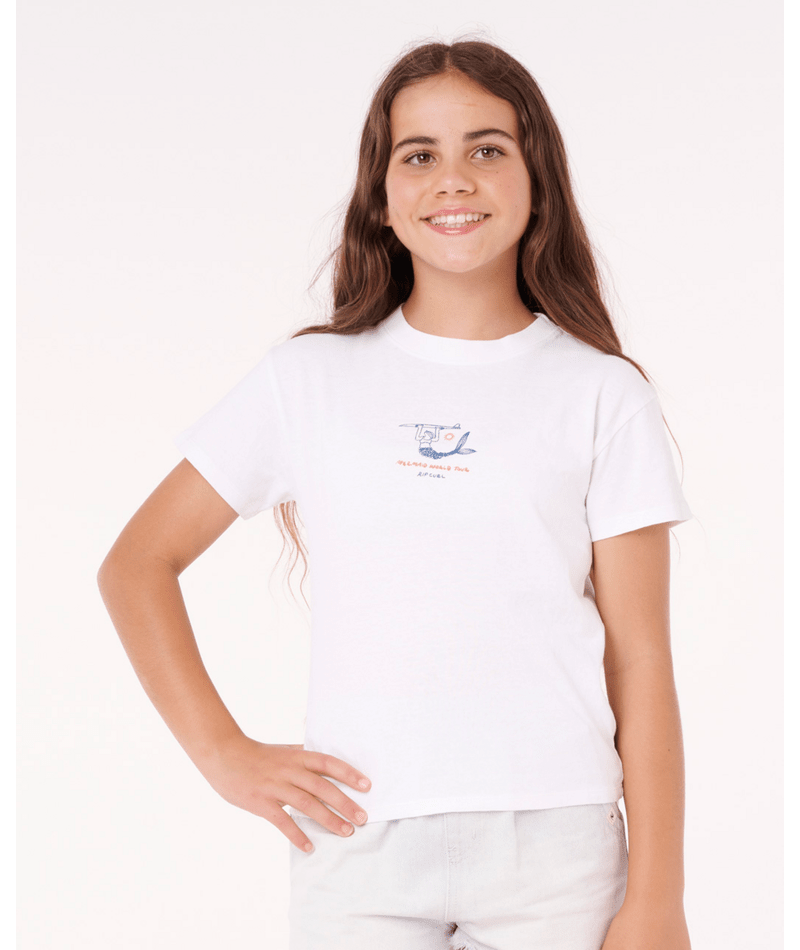 SHORE BREAK RELAXED TEE - GIRL - Rip Curl05SGTE - OPTICAL WHITE - 8