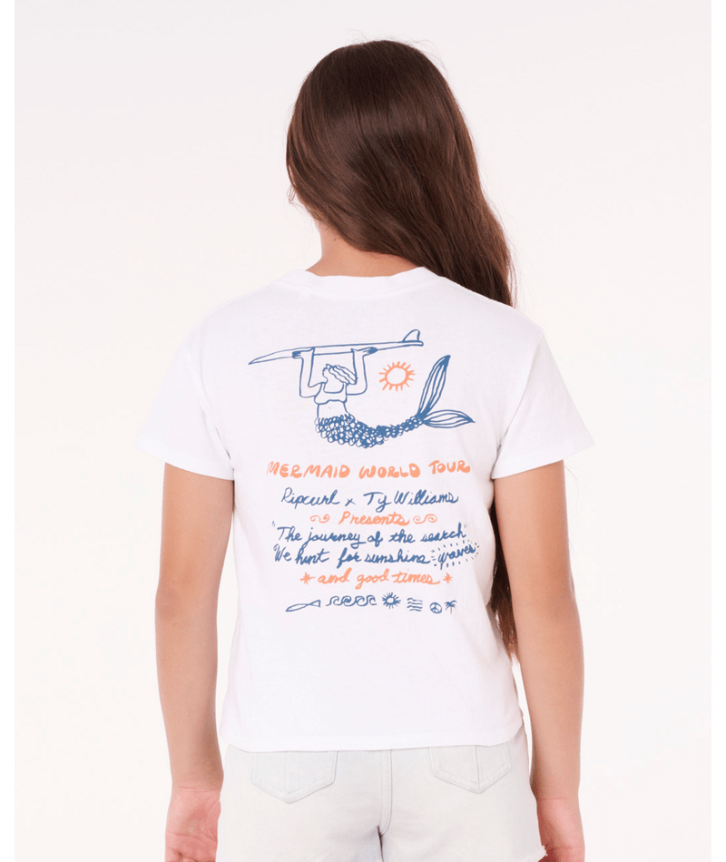 SHORE BREAK RELAXED TEE - GIRL - Rip Curl05SGTE - OPTICAL WHITE - 8