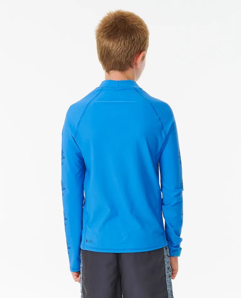 Shred Rock UPF LS boy - Rip Curl126BRV - 0070 - Blue - 10