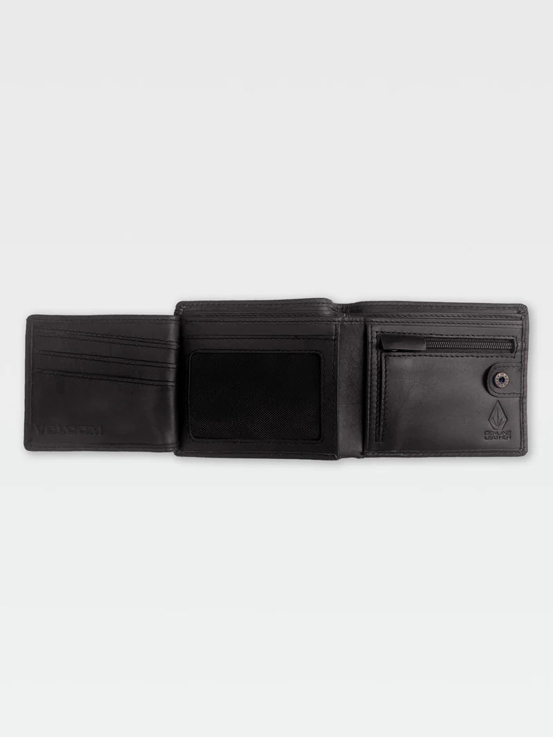 SINGLE STONE LTH WLT - VolcomD6012300 - DARK BROWN