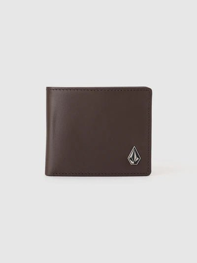 SINGLE STONE LTH WLT - VolcomD6012300 - DARK BROWN