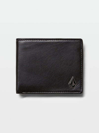 SINGLE STONE LTH WLT - VolcomD6012300 - BLACK