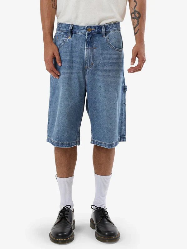 Slacker Denim Short - Rhythmtdp - 321edd - Dark Dust Blue - 28