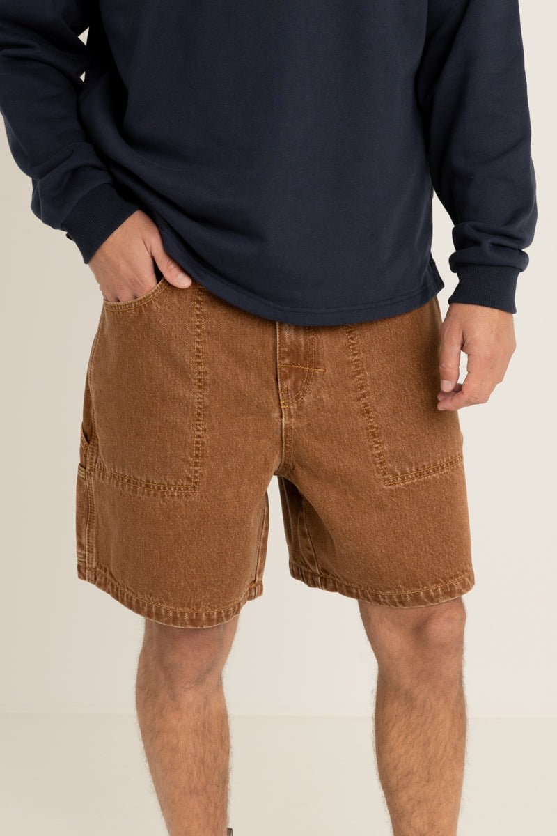 Slacker Denim Short - RhythmCD24M - WA04 - TOB - Tobacco - 30