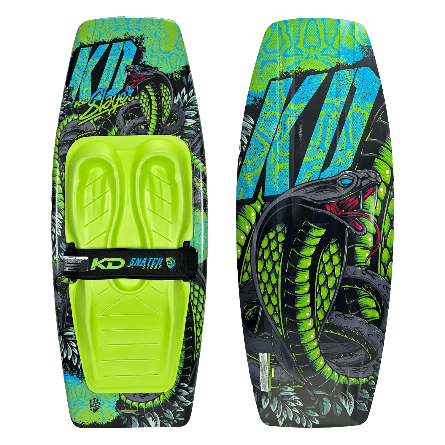 SLAYER KNEEBOARD w/DOUBLE LOCKING STRAP - KDKK0701P - TEAL/GREEN