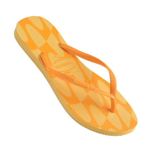 Slim Distorted Wave Female - HavaianasHSPN5559F - Orange - 35to36