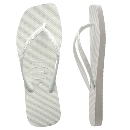 Slim Square Solid White - HavaianasHSSB0001 - Solid White - 35/36