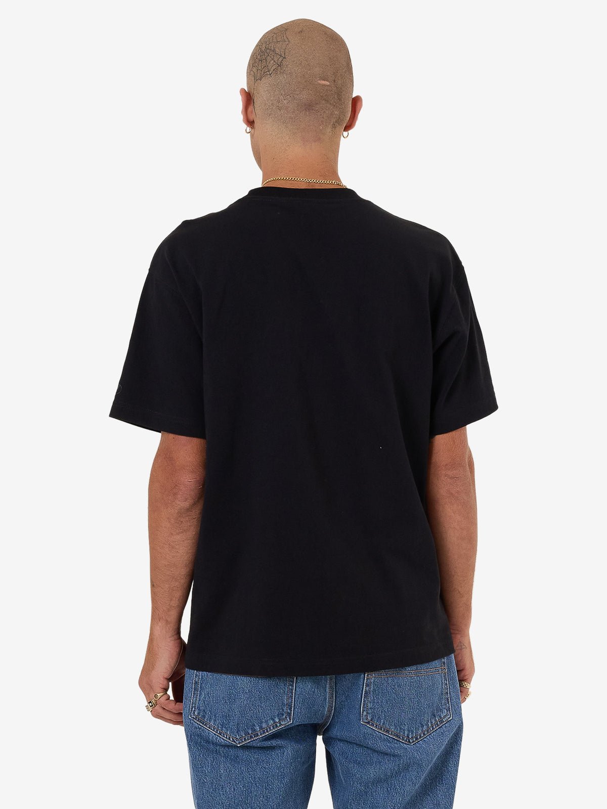 Snake Eyes Embro Tee - WorshipPH25 - 115B - S - Black