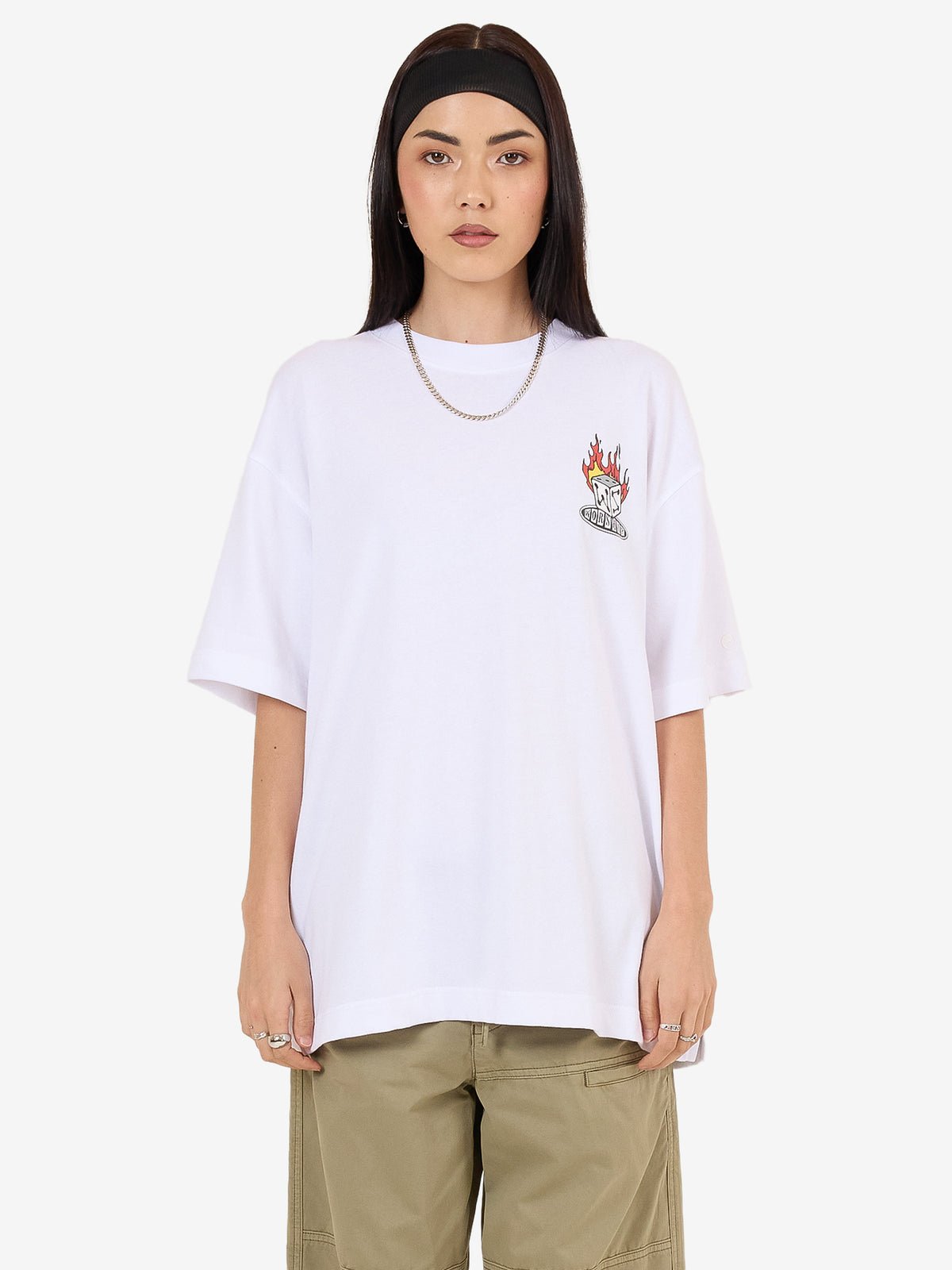 Snake Eyes Oversize Fit Tee - WorshipWPH25 - 111A - 8 - White