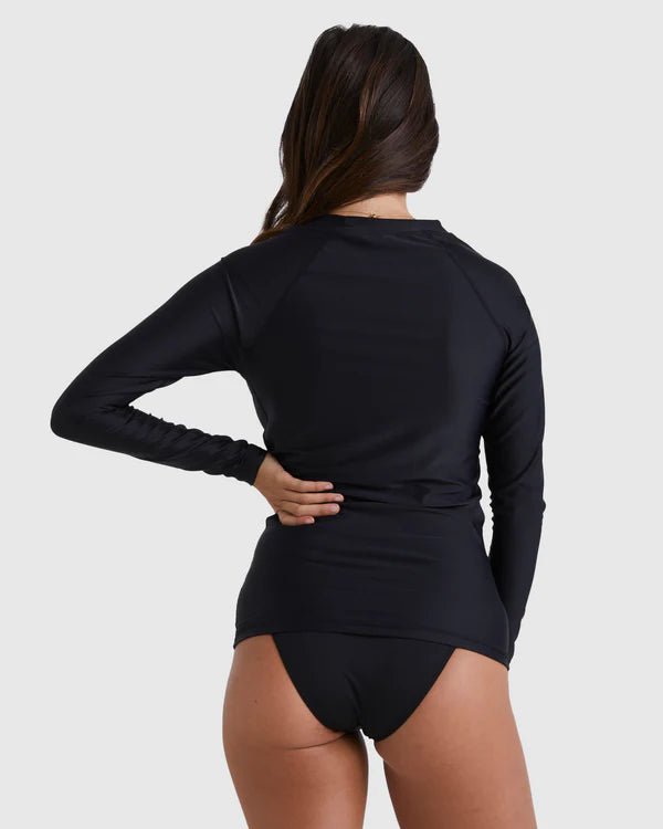 SOCIETY LONG SLEEVE SUNSHIRT - BillabongUBJWR03031 - BLACK - XS/6