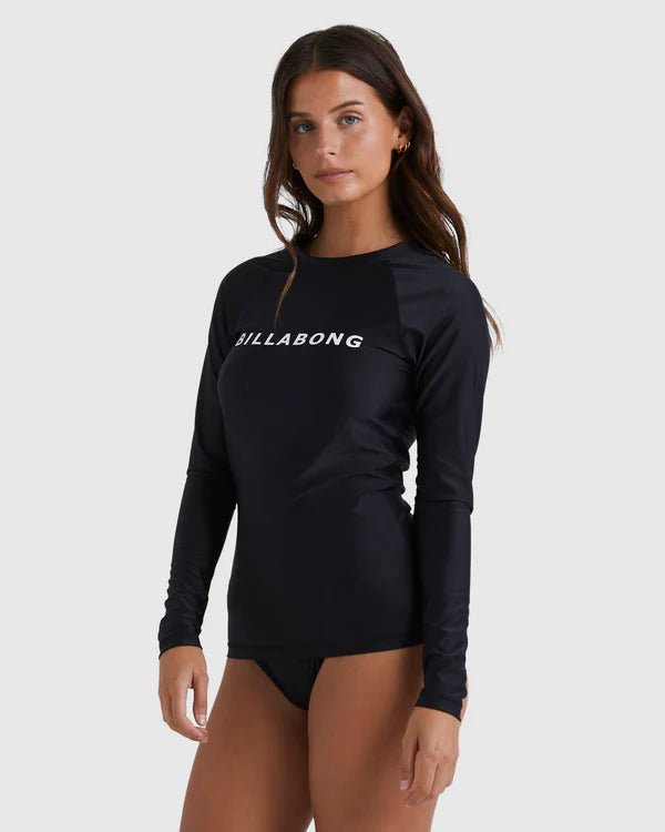 SOCIETY LONG SLEEVE SUNSHIRT - BillabongUBJWR03031 - BLACK - XS/6
