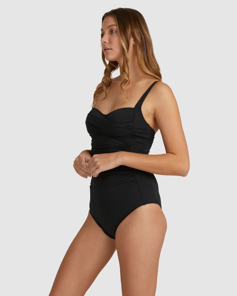 SOL SEARCHER WRAP ONEPIECE - BillabongUBJX100134 - Black Pebble - S/8