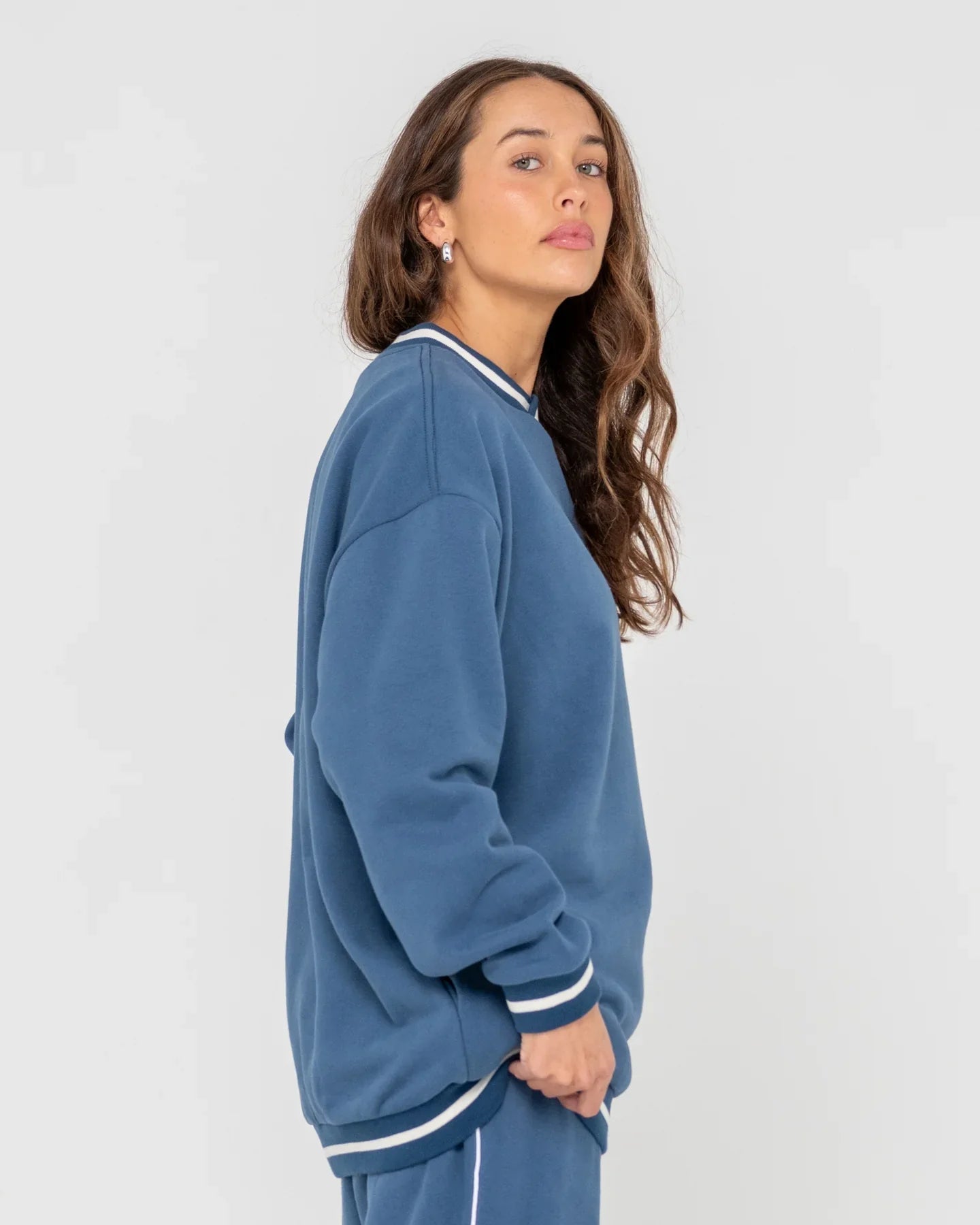 South Oversize Crew Fleece - RustyFTL0851 - ANB - Atlantic Blue - 10