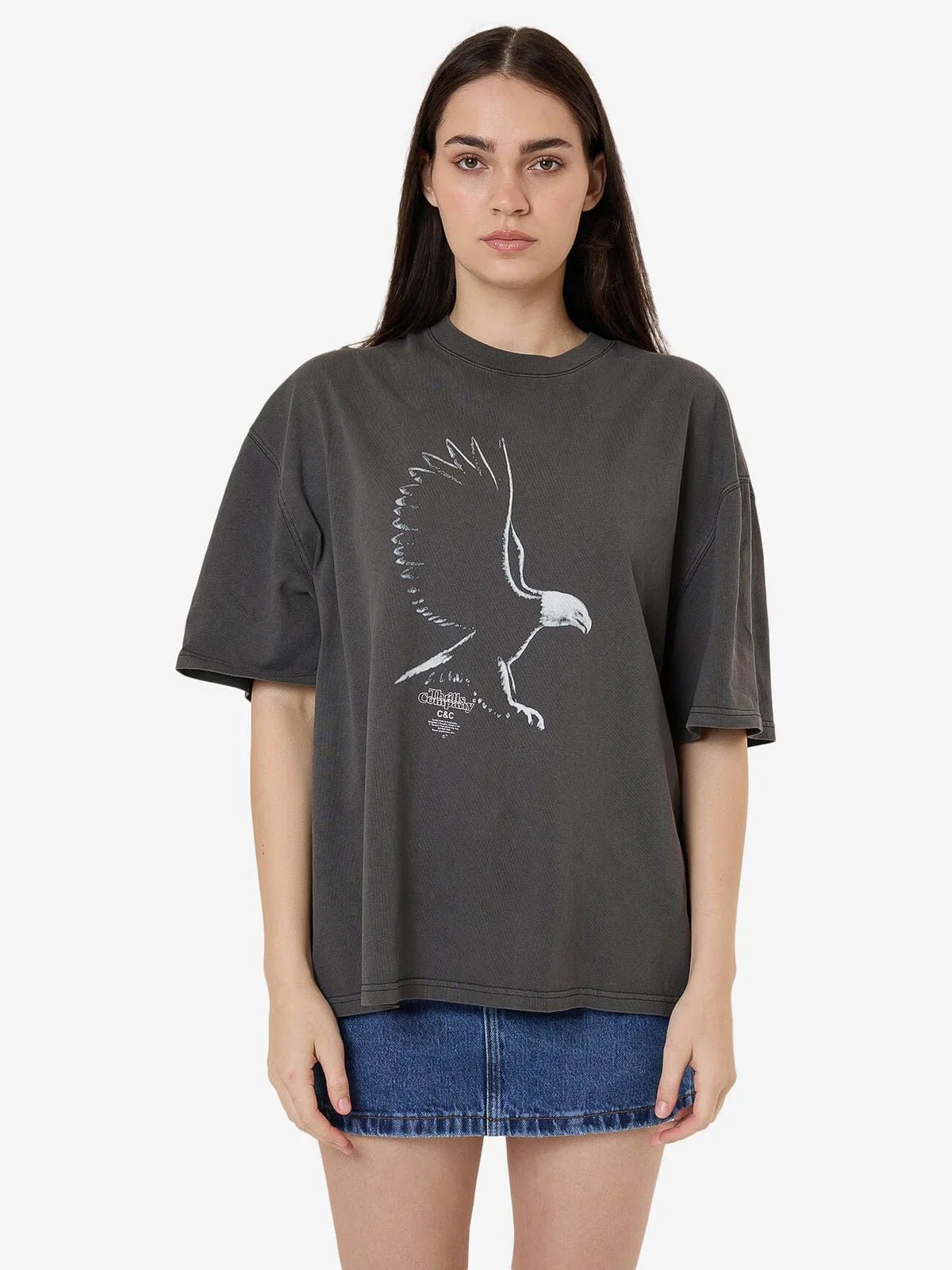 Speed Metal Oversized Tee - ThrillsWSMU24 - 141BM - Merch Black - 10