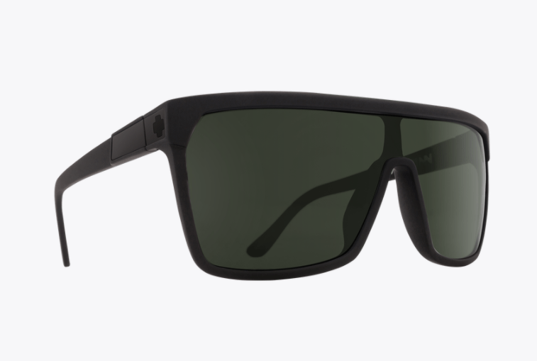 Spy Flynn Sunglasses - SpySPS - FYBT09 670323973863 - Soft Matte Black - Happy Gray Green - 1SZ