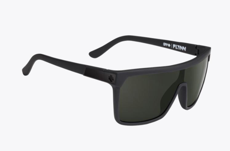 Spy Flynn Sunglasses - SpySPS - FYBT09 670323973863 - Soft Matte Black - Happy Gray Green - 1SZ