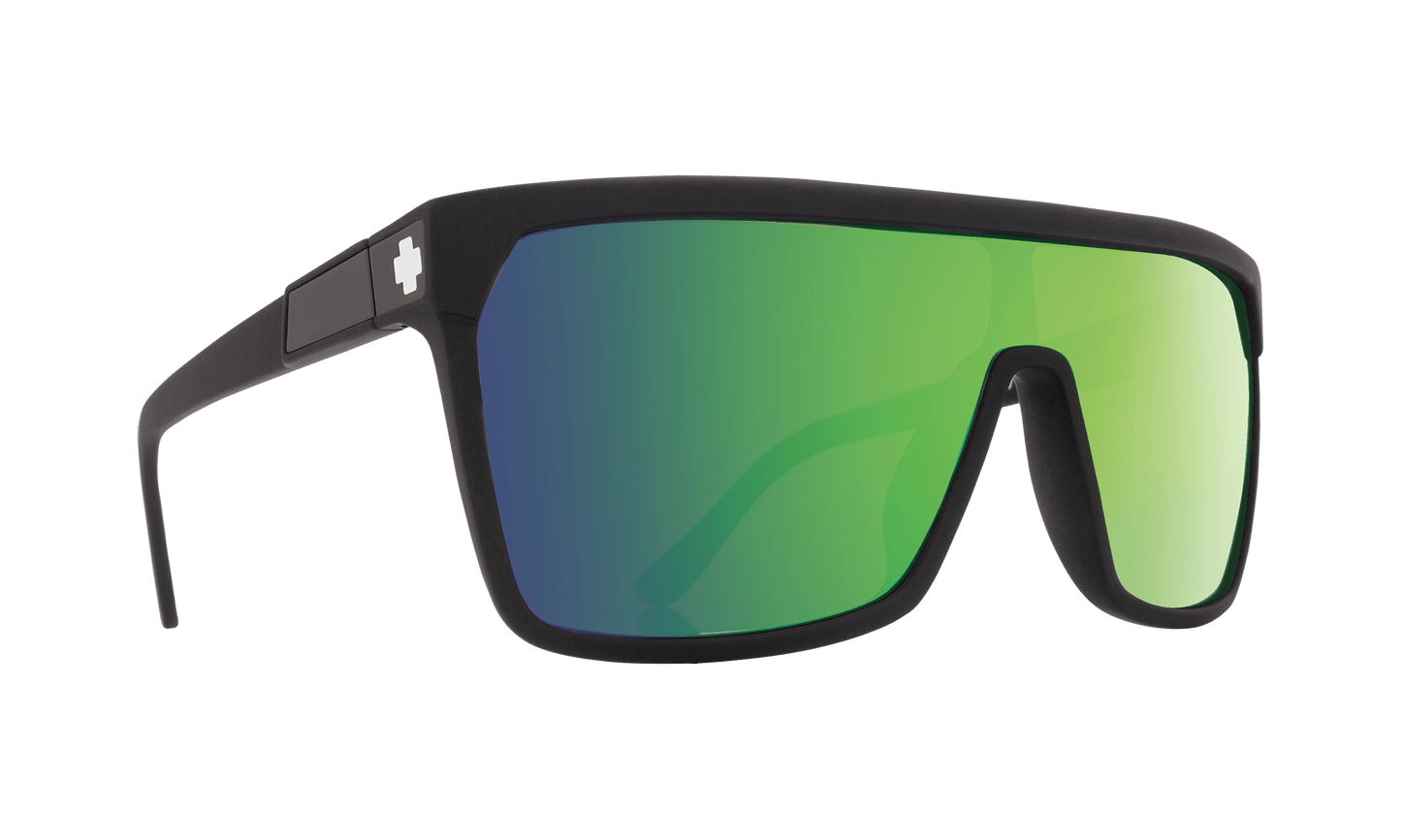 Spy Flynn Sunglasses - SpySPFYBKOE - MTBLKBRNZ/GRNSPECT