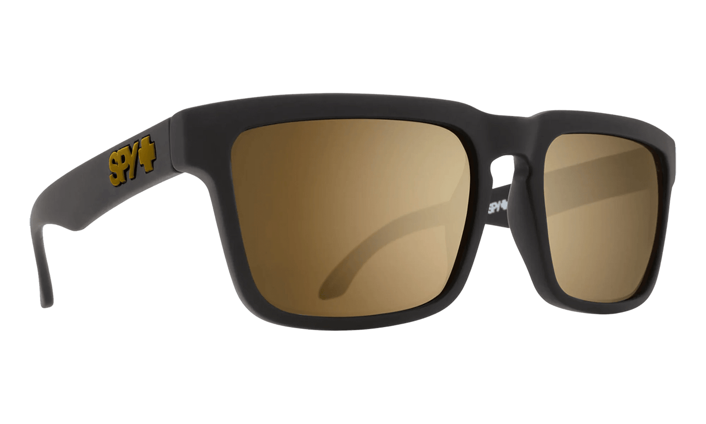 Spy Helm - Spy183411973417 - Soft Matte Black - Happy Bronze W/ Gold Mirror - 1SZ