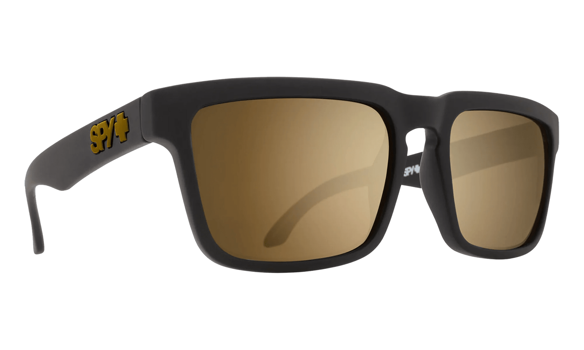 Spy Helm - Spy183411973417 - Soft Matte Black - Happy Bronze W/ Gold Mirror - 1SZ