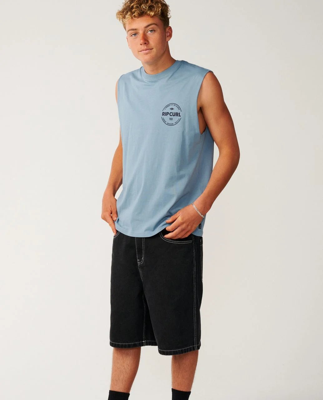 STAPLE MUSCLE -Rip Curl139MTE-CITADEL BLUE-XS