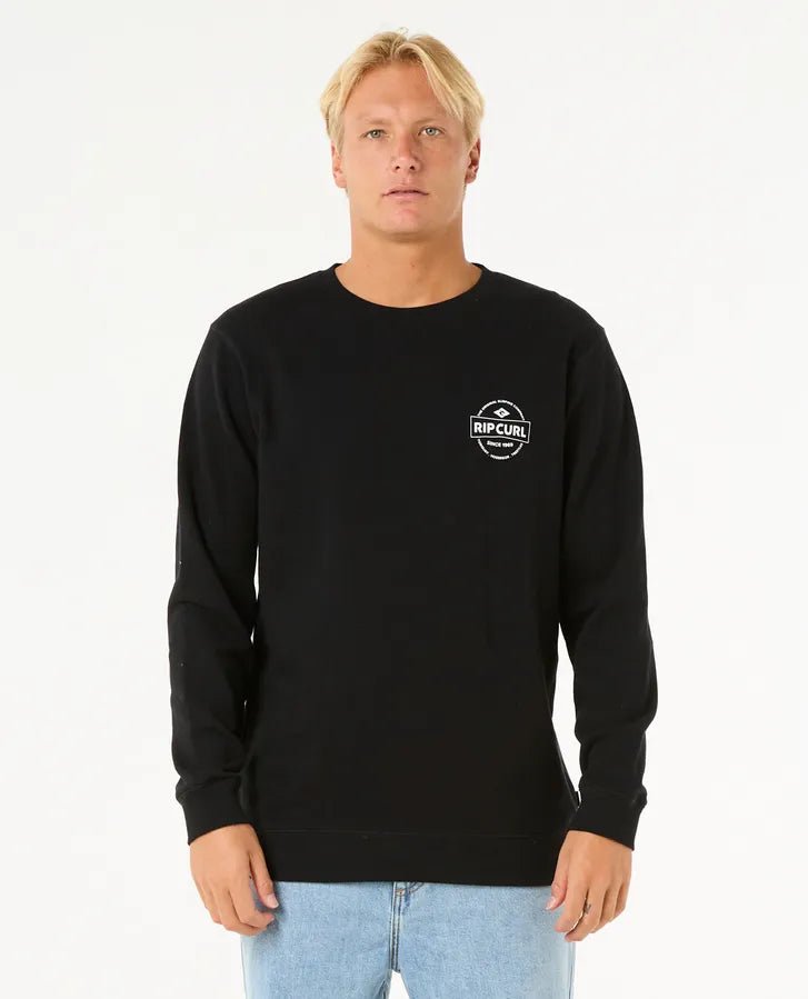 Stapler Crew - Rip Curl06MMFL - Black - 2XL