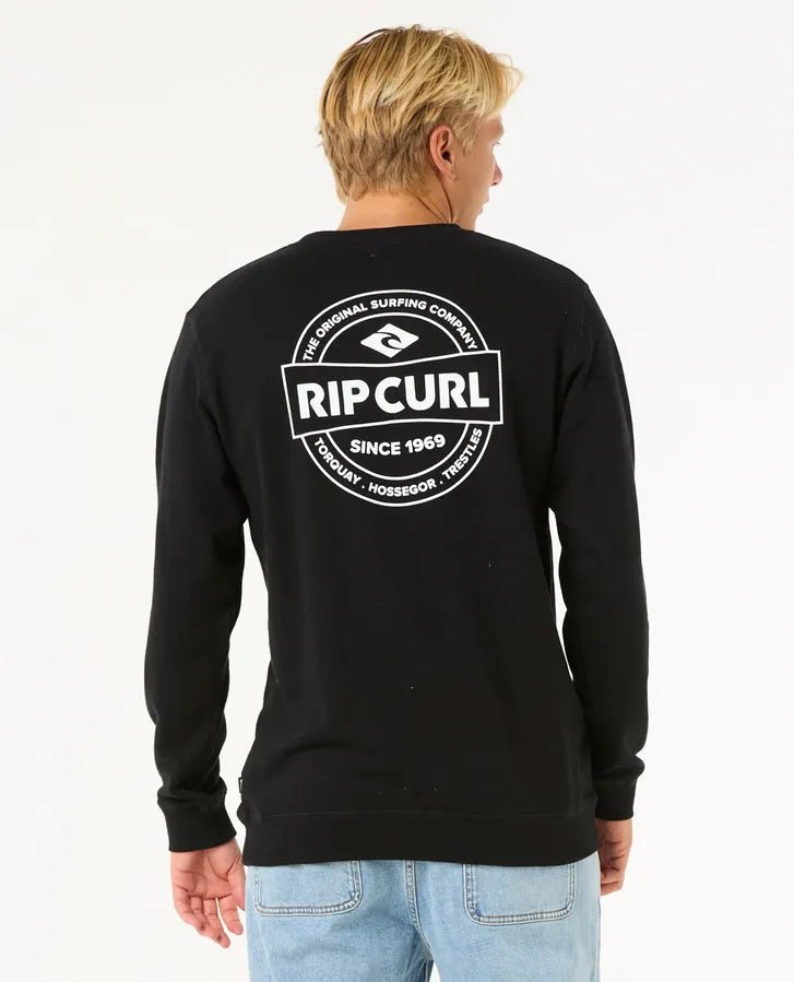 Stapler Crew - Rip Curl06MMFL - Black - 2XL