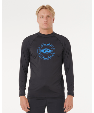 STAPLER UPF L/S - Rip Curl15ZMRV - BLACK - S