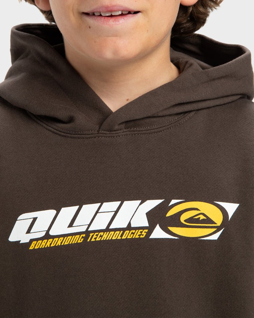 Stencil Hood Yth - QuiksilverUQBFT03029 - KSN0 - Turkish Coffee - 10