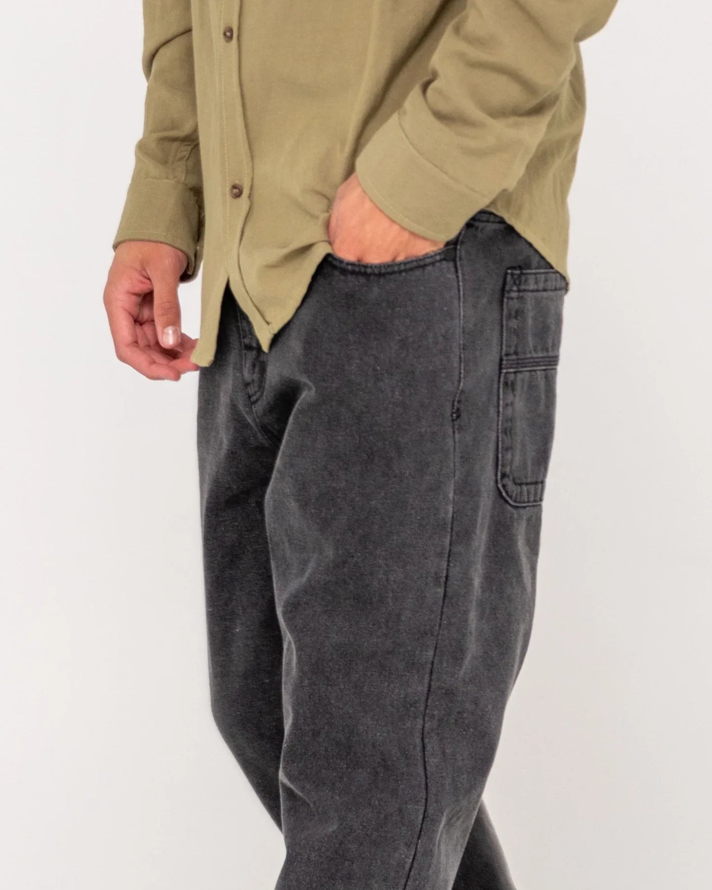 Steven Straight Jean - RustyDEM0013 - STB - Stone Black - 30