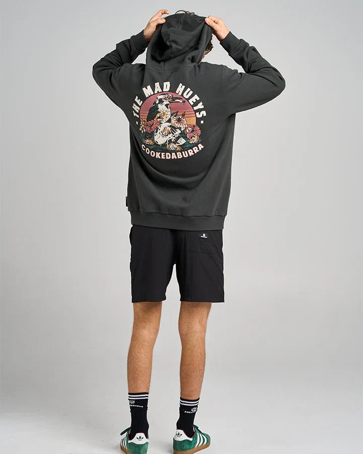 Stranded Cookedaburra Hooded Pullover - The Mad HueysH225M08003 - BLK - Black - L