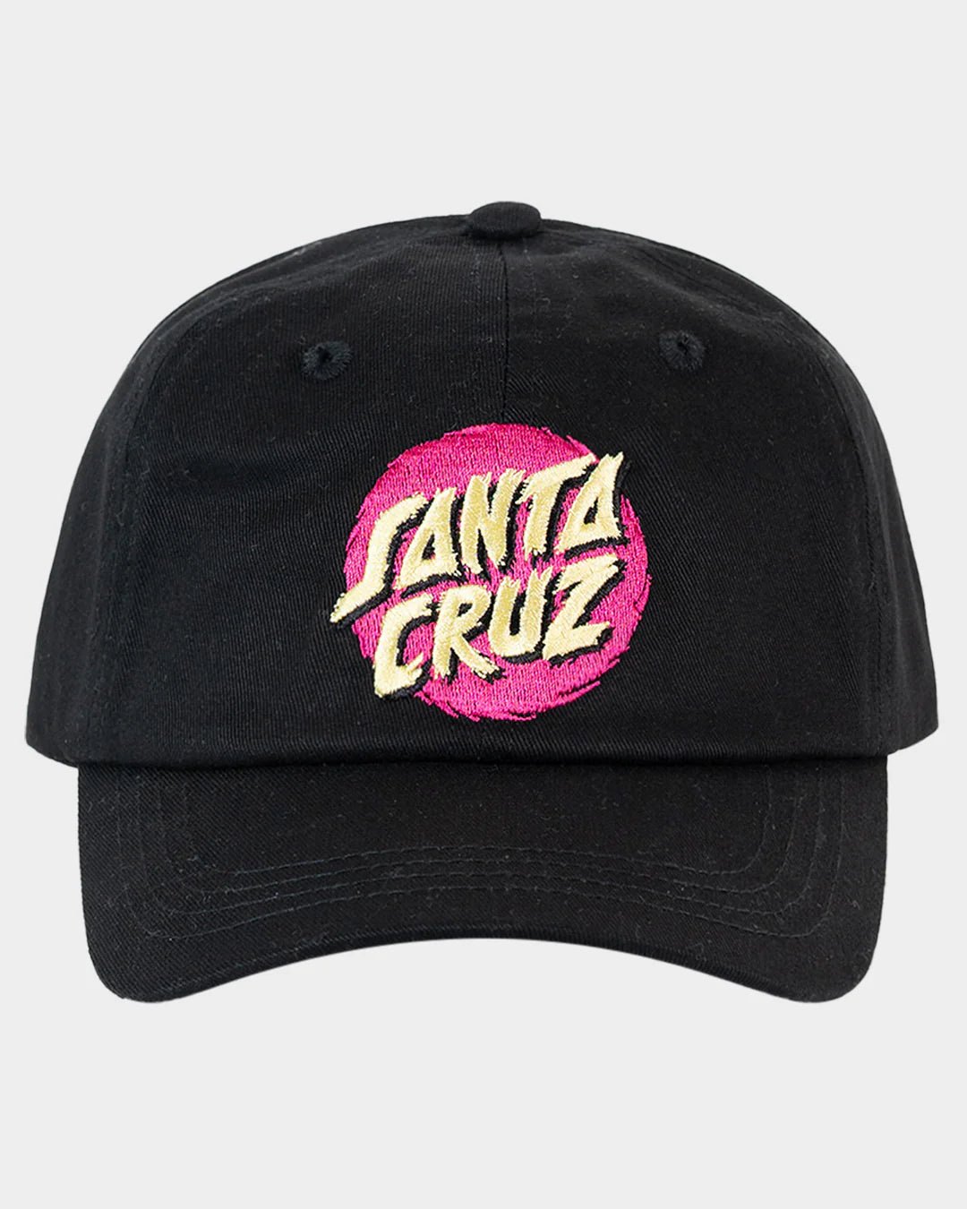 STYLE DOT DAD CAP - Santa CruzSG225 - HW01 - BLACK