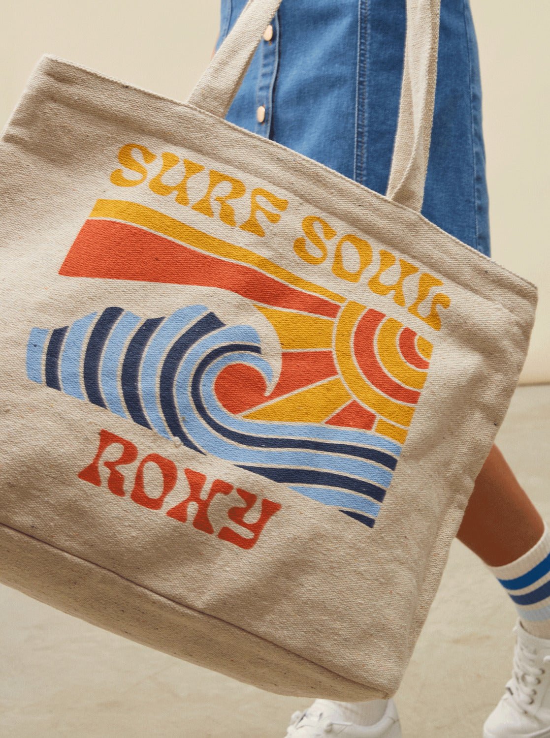 Summer Flower Tote - RoxyERJBT03348 - YEF0 - Natural -