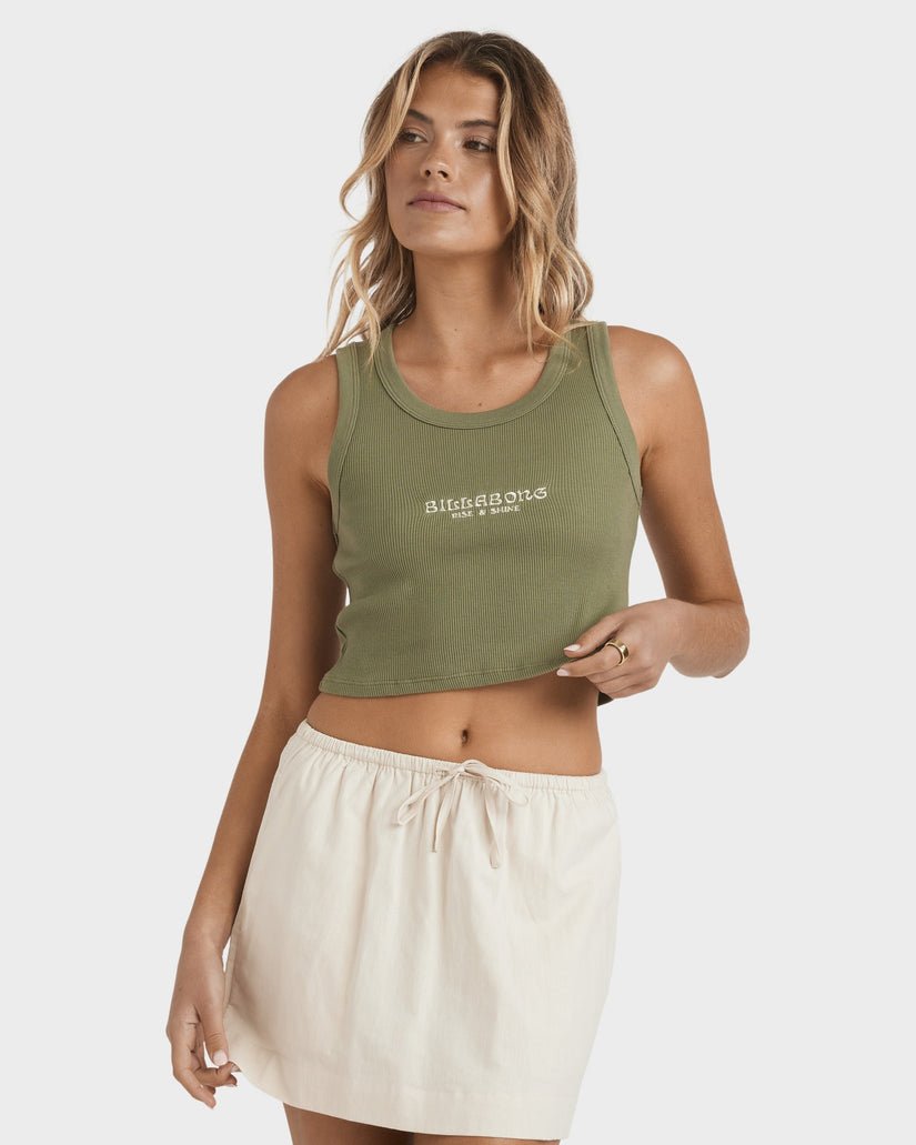 SUMMER LOVER TANK - Billabong24B453570 - Luv Army - L/12