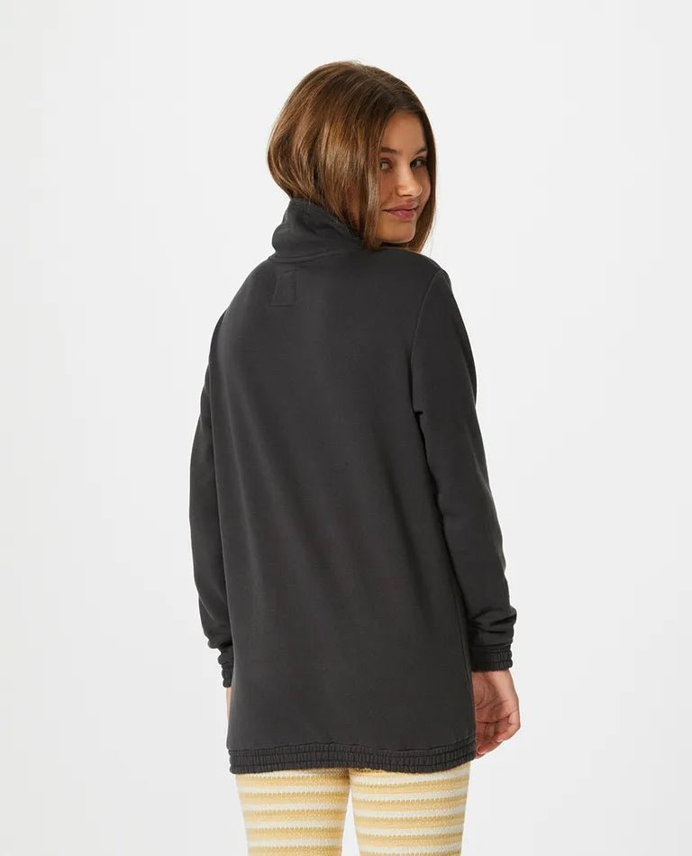 Summer Rain 1/4 Zip - Girl - Rip Curl00PGFL - 8264 - Washed Black - 10