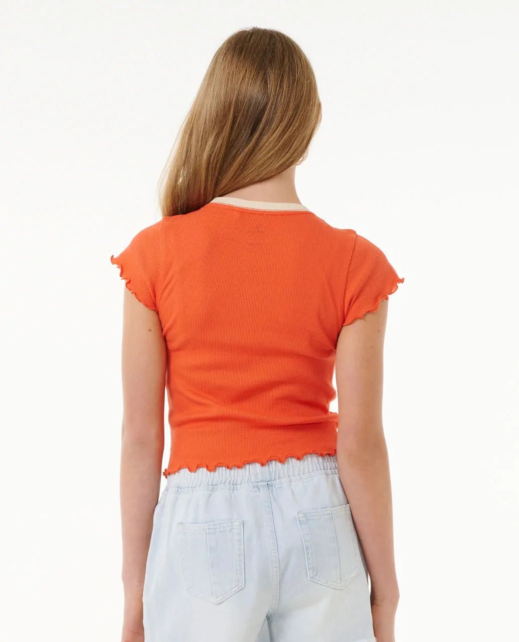 Summer Solstice Rib Tee - Girl - Rip Curl9359082876616