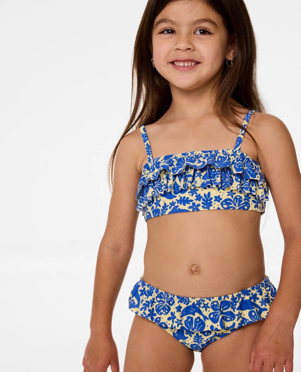 SUN SWELL FRILL BIKINI - GIRL - Rip Curl02HJSW - MANDARIN ORANGE - 1 - 2