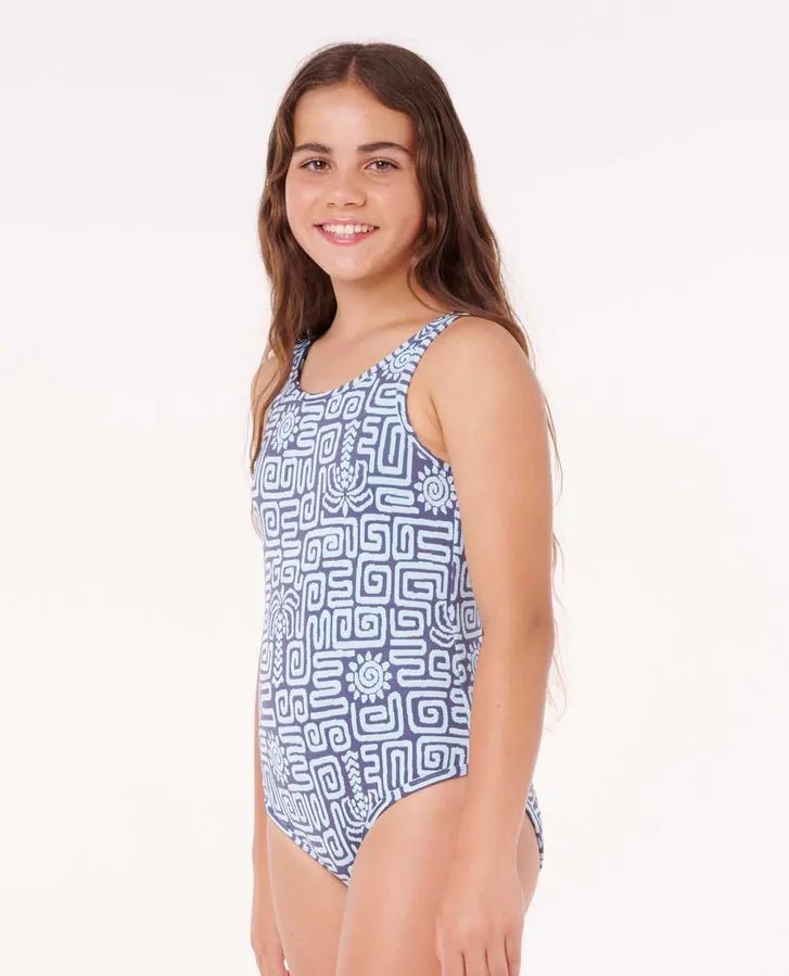 SUNSET LUAU ONE PIECE - GIRL - Rip Curl034GSW - BLUE - 8