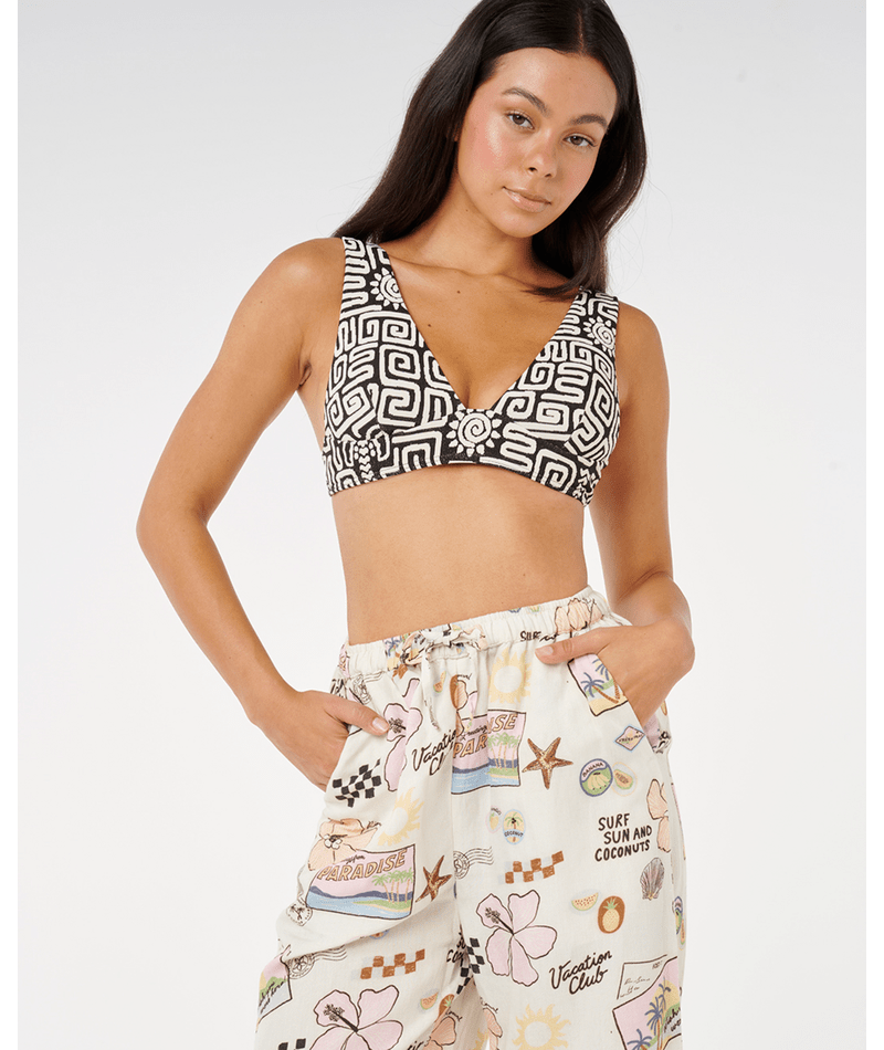 SUNSET LUAU WIDE LEG PANTS - Rip Curl05KWPA - OFF WHITE - 2XS