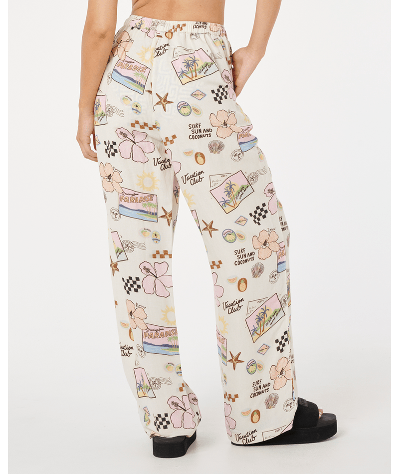 SUNSET LUAU WIDE LEG PANTS - Rip Curl05KWPA - OFF WHITE - 2XS