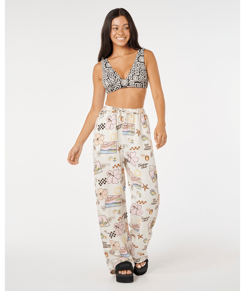 SUNSET LUAU WIDE LEG PANTS - Rip Curl05KWPA - OFF WHITE - 2XS