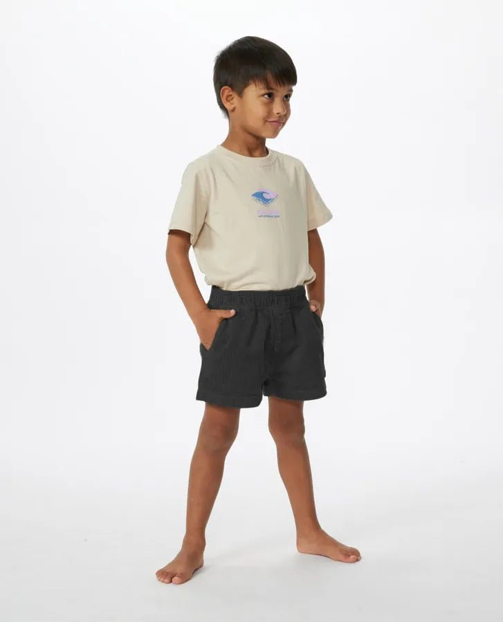 SURF CORD VOLLEY - BOY - Rip Curl013BWS - WASHED BLACK - 8