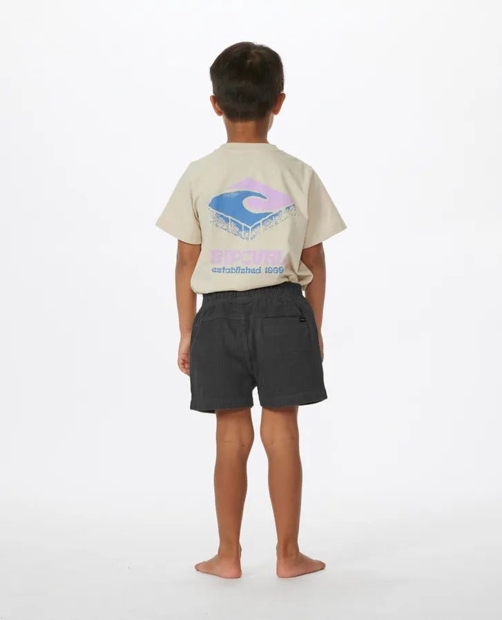 SURF CORD VOLLEY - BOY - Rip Curl013BWS - WASHED BLACK - 8