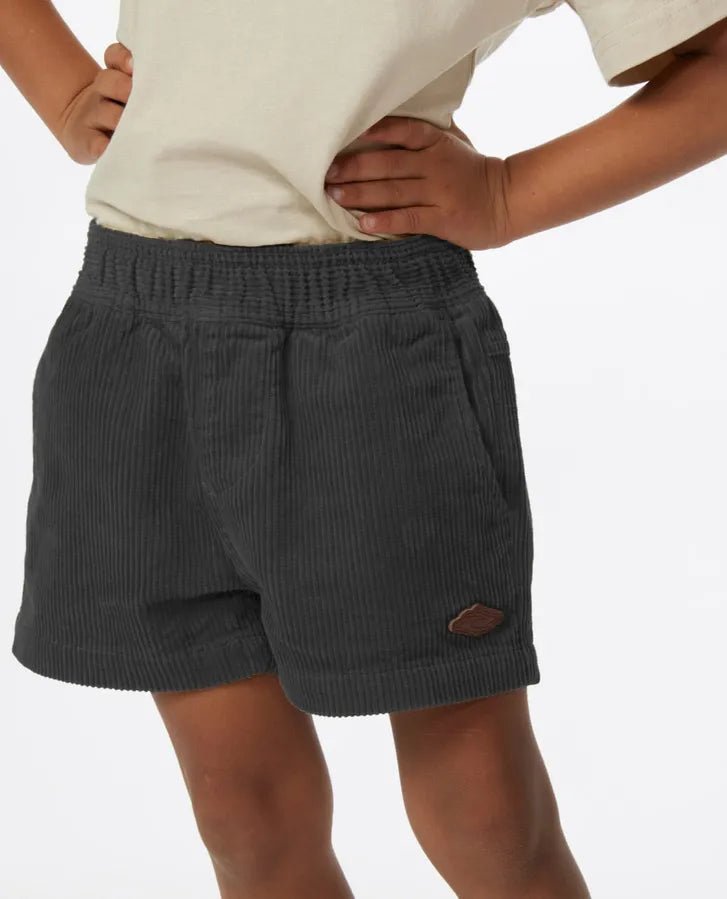 SURF CORD VOLLEY - BOY - Rip Curl013BWS - WASHED BLACK - 8
