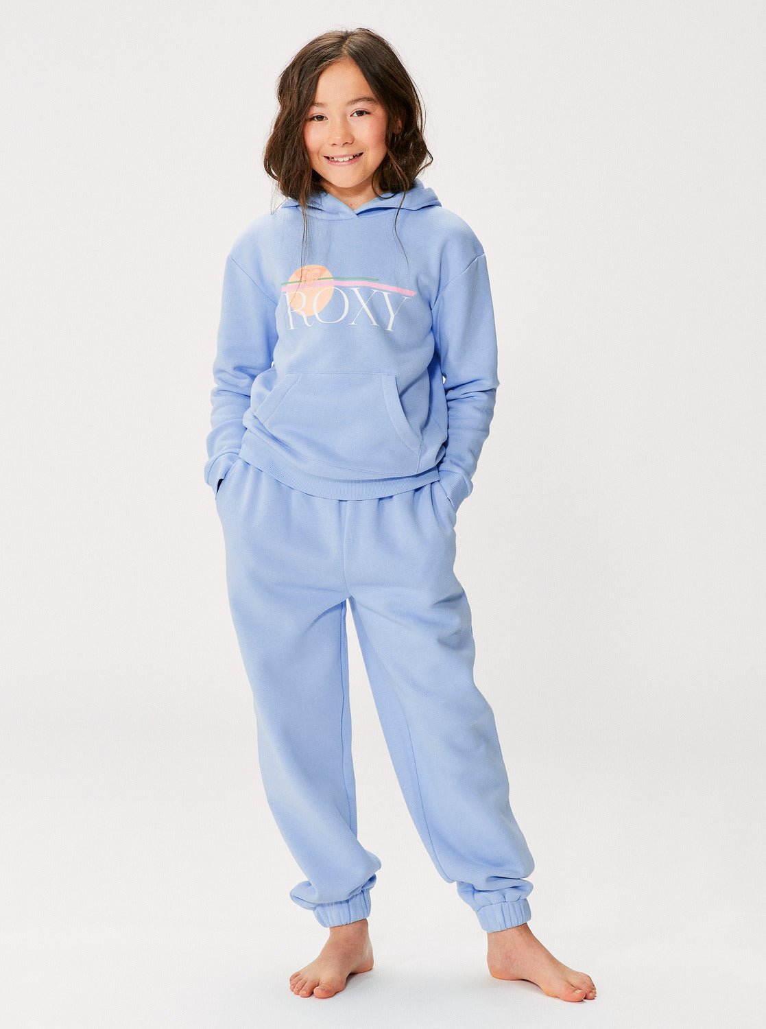 Surf Feeling Hoodie Brushed A - RoxyERGFT03929 - BHG0 - Bel Air Blue - 10